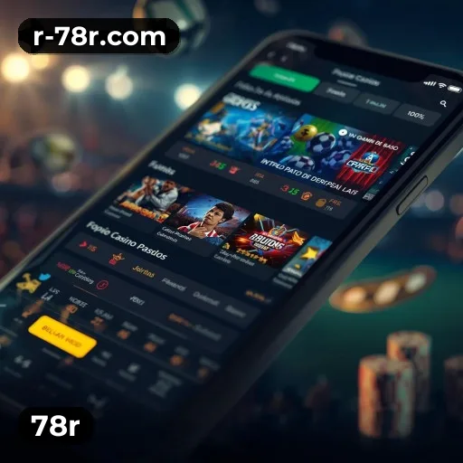 78r bônus — painel de promoções no aplicativo